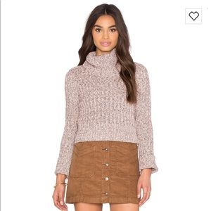 Free People Twisted Cable turtle neck Sweater